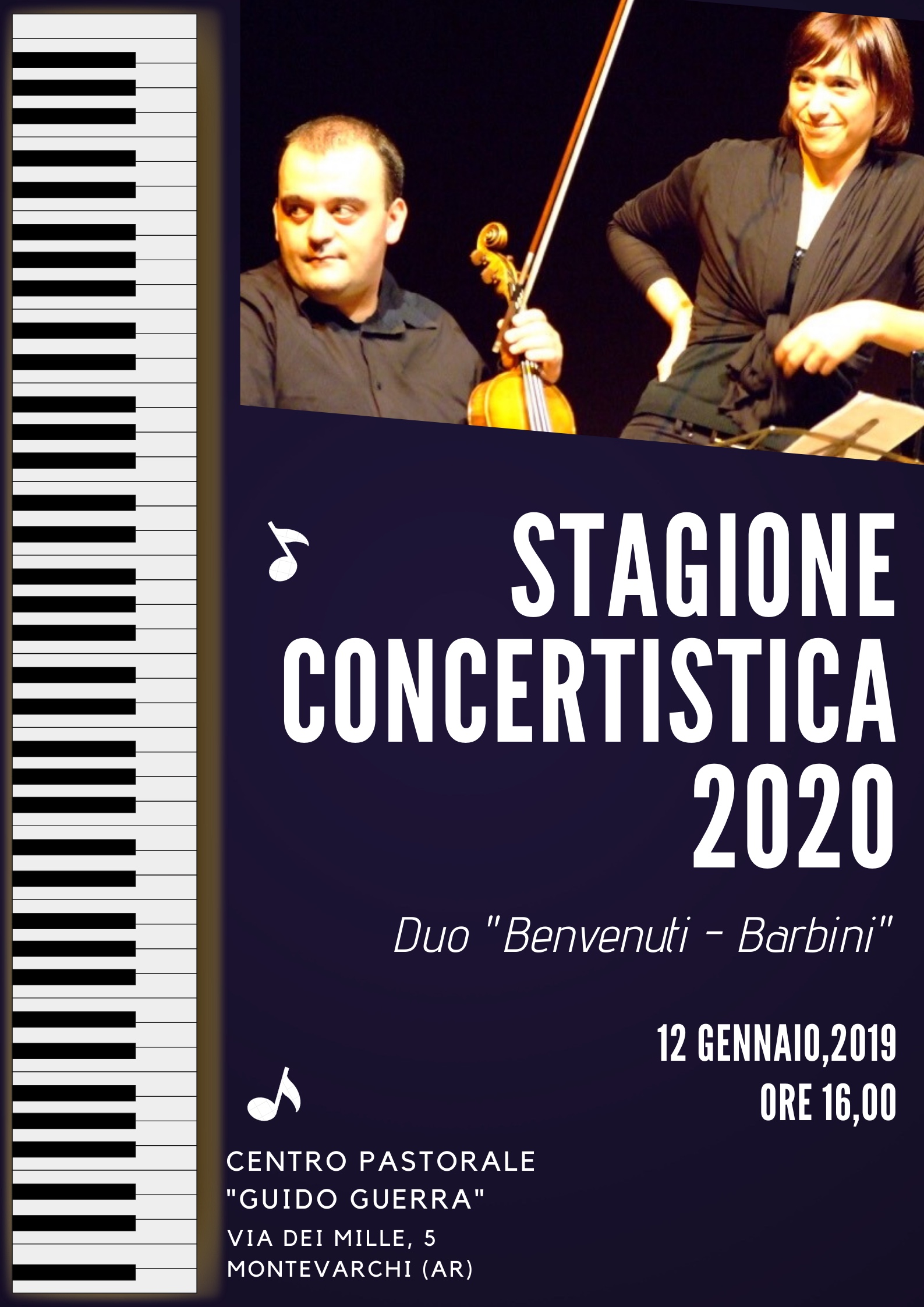 Poster stagione concertistica 2020